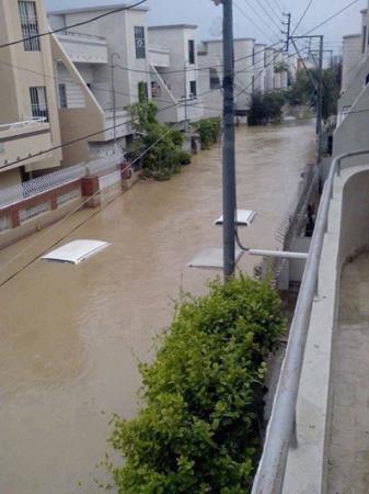 Gulshan-e-Jauhar Karachi Pakistan after Heavy Rain