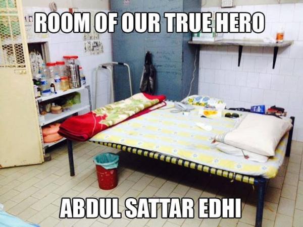 Immense Respect for Abdul Sattar Edhi
