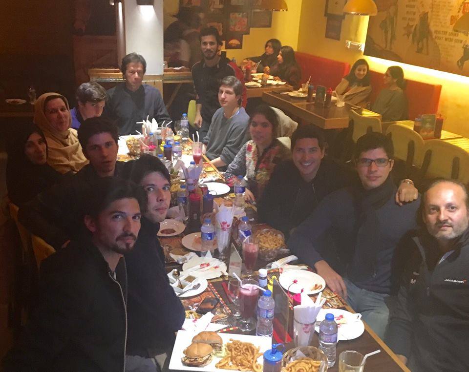 Imran Khan New Year Celebration with family