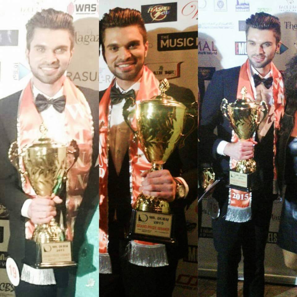 Imran Umer, Pakistani model bags Mr.Dubai 2015 title