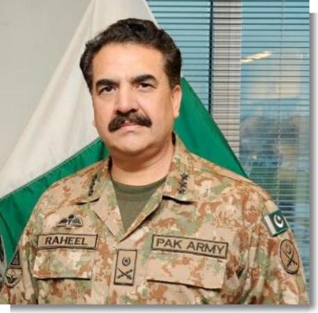 Lt Gen Raheel Sharif as New Army Chief of Pakistan