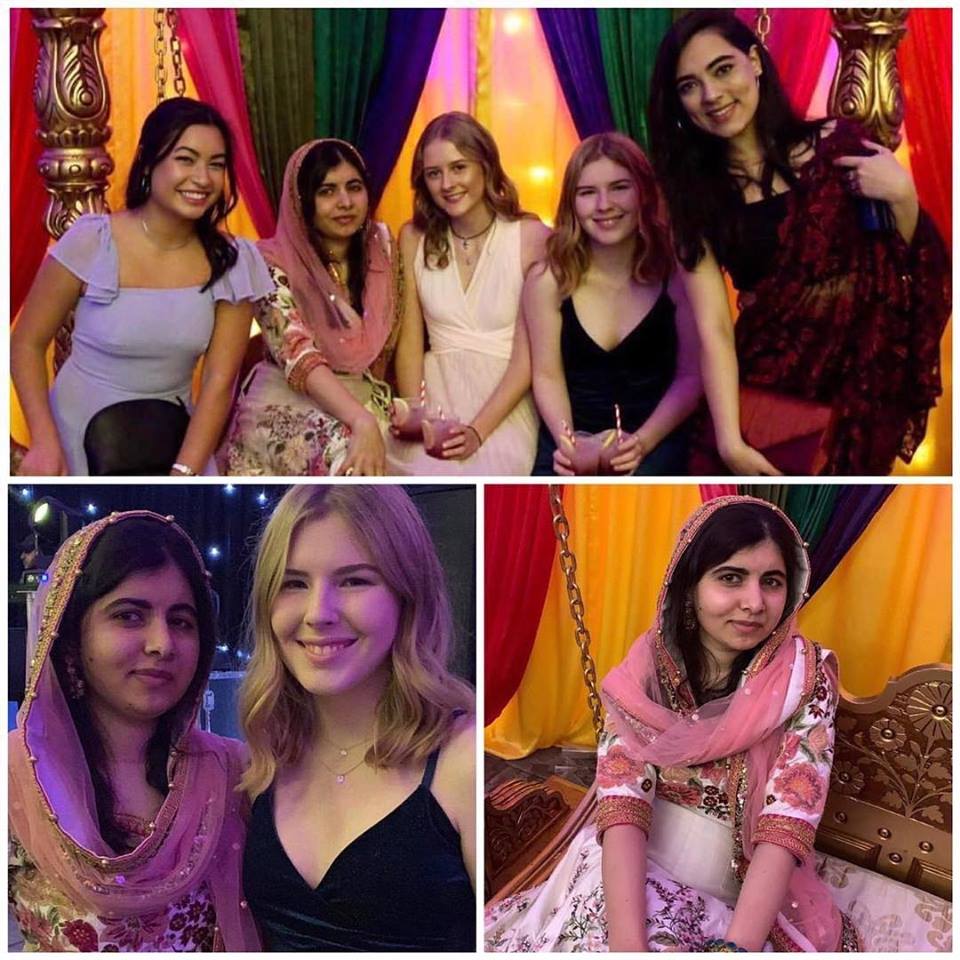 Malala Celebrating Diwali With Her Friends