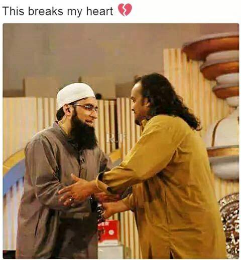 Memorable Photo Of Amjad Sabri & Junaid Jamshed