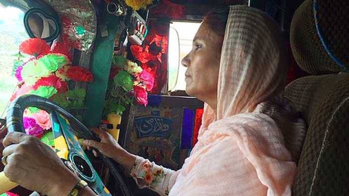 One in a (hundred) million Shamin Akhter is Pakistan's only female Truck driver