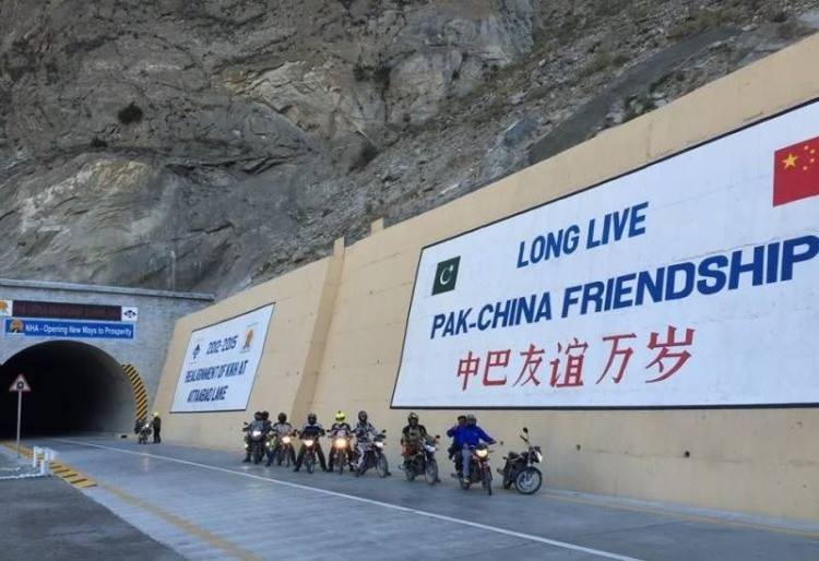 Pak China Friendship Tunnel constructed on Attabad Lake