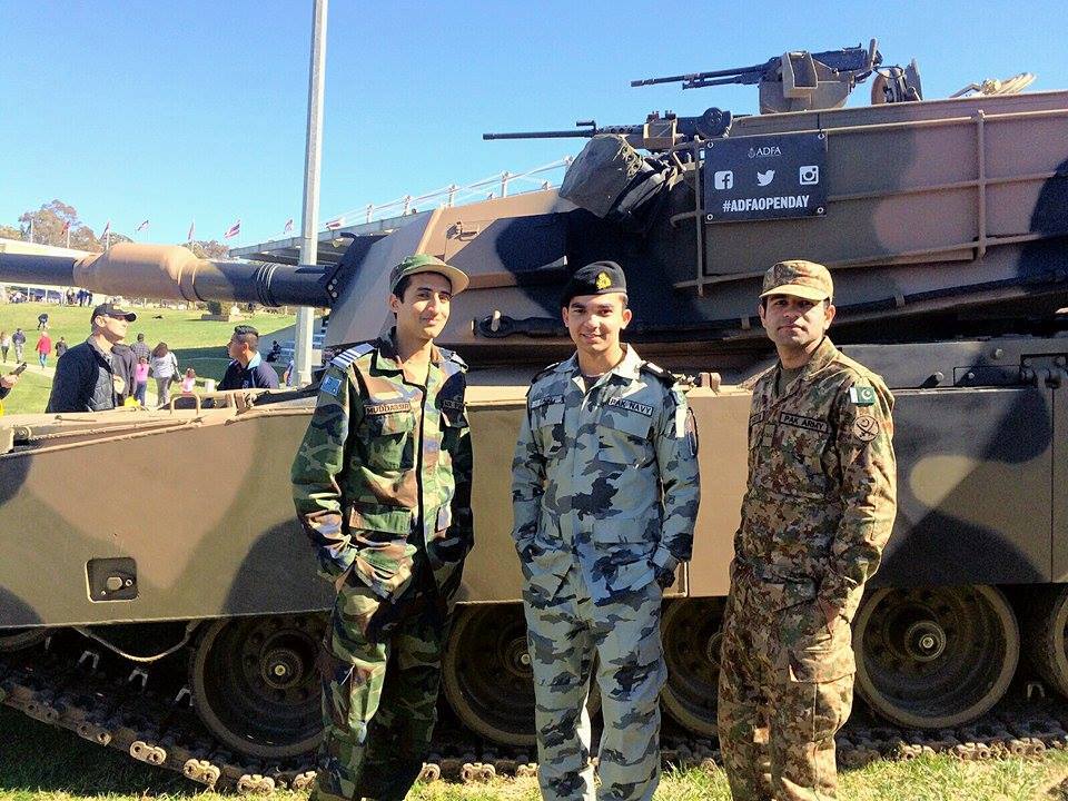 Pakistani Cadets from Tri-Services Representing Pakistan in Australia