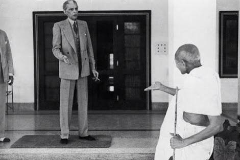 Rare Picture Of Quaid-e-Azam & Gandhi