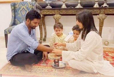 Sarwat Gillani Celebrates Raksha Bandhan With Her Cook