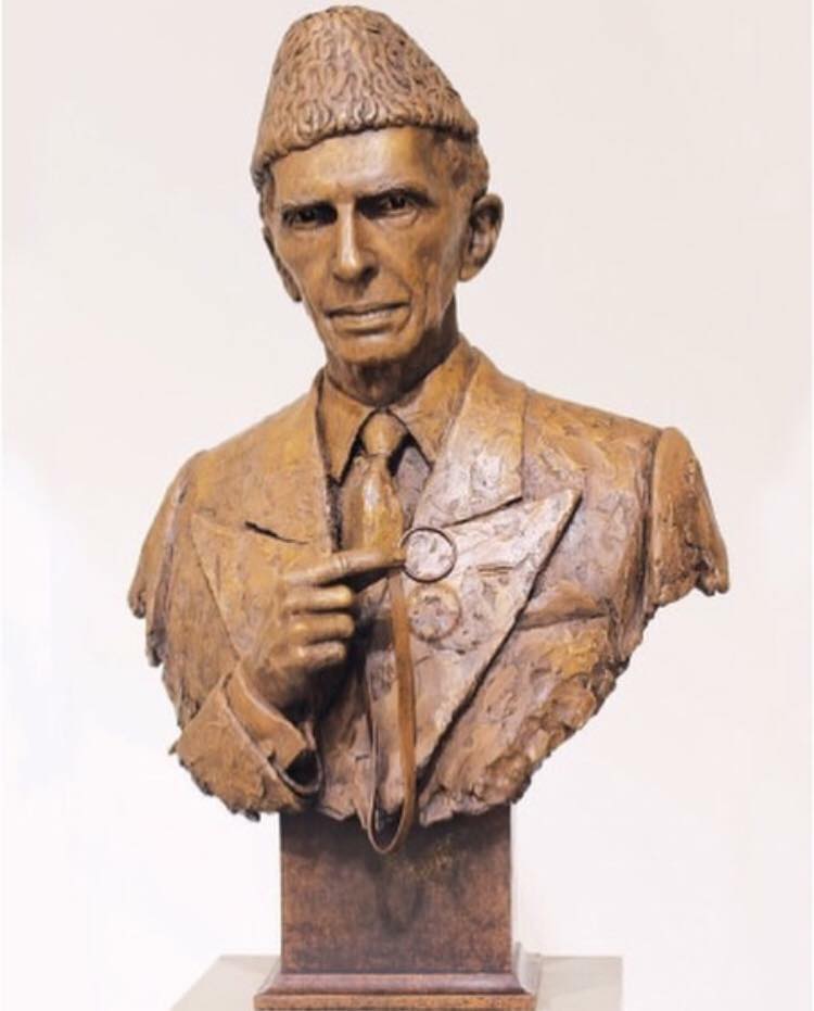Statue Of Quaid-e-Azam At The Historic British Museum