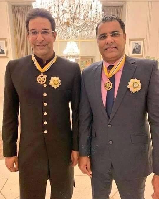 Wasim Akram & Waqar Younis Were Awarded Hilal-E-Imtiaz Award On Pakistan Day