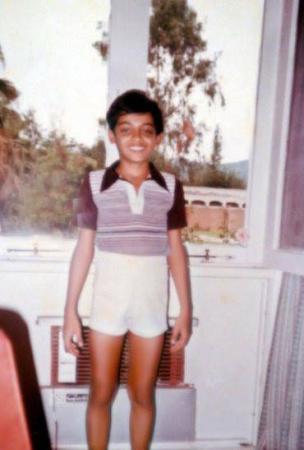 Amir Liaquat in his Childhood