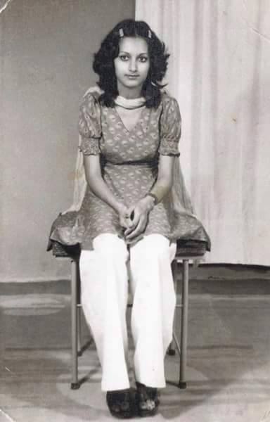 An old Click of Bushra Ansari from her early teens