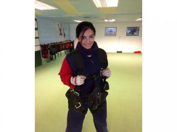 Asifa Zardari jumps for humanity from an altitude of 13,000 ft