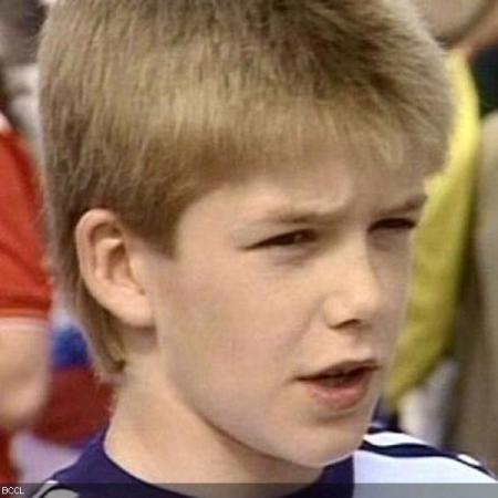 David Beckham in his Childhood