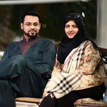 Dr. Aamir Liaquat Hussain With His Wife Bushra