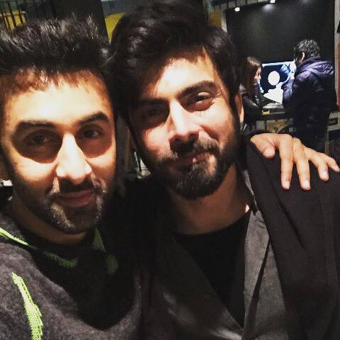 Exclusive Two heartthrobs Fawad Khan and Ranbir Kapoor on set of ' Aye DIl hai Mushkil '