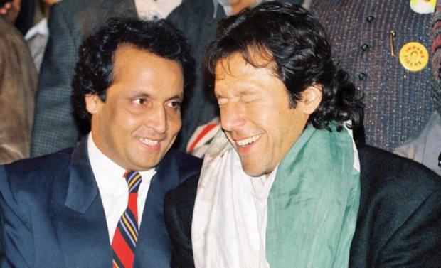 Just a classic pic. Imran with Umar