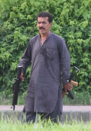 Malik Sikander Hayat - Armed Man In Islamabad