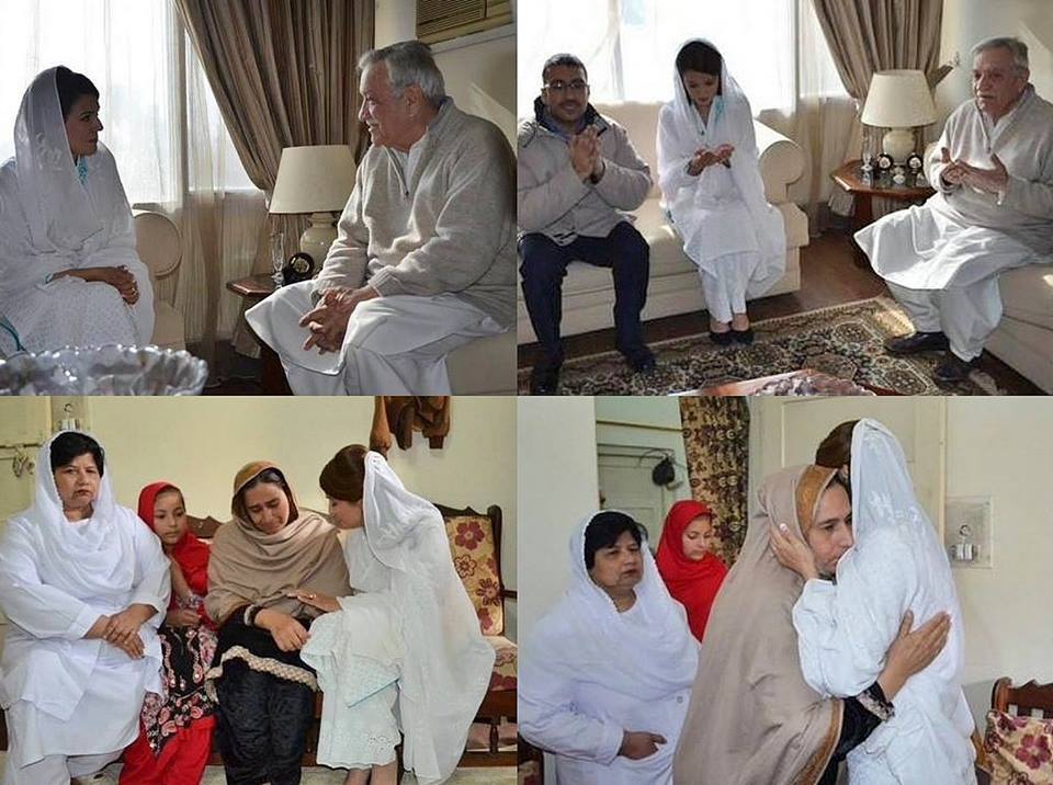 Reham Khan Visited The Families of Peshawar Attack Victims