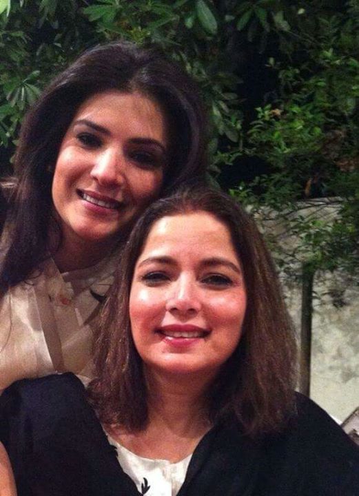 Resham with Babra Sharif