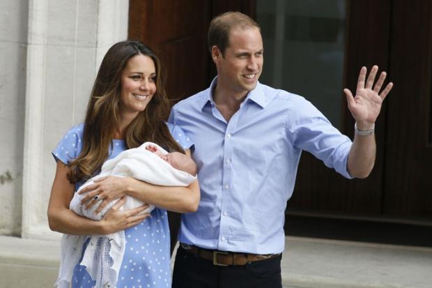 William, Kate and the future King Baby George Alexander Louis