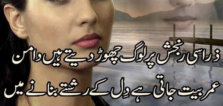 Zara Si Ranjish Par Log Chor Detay Hain Daman