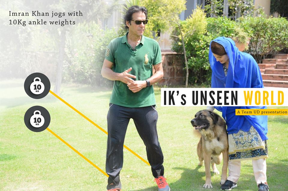 Imran Khan Jogs With 10kg Ankle Weights