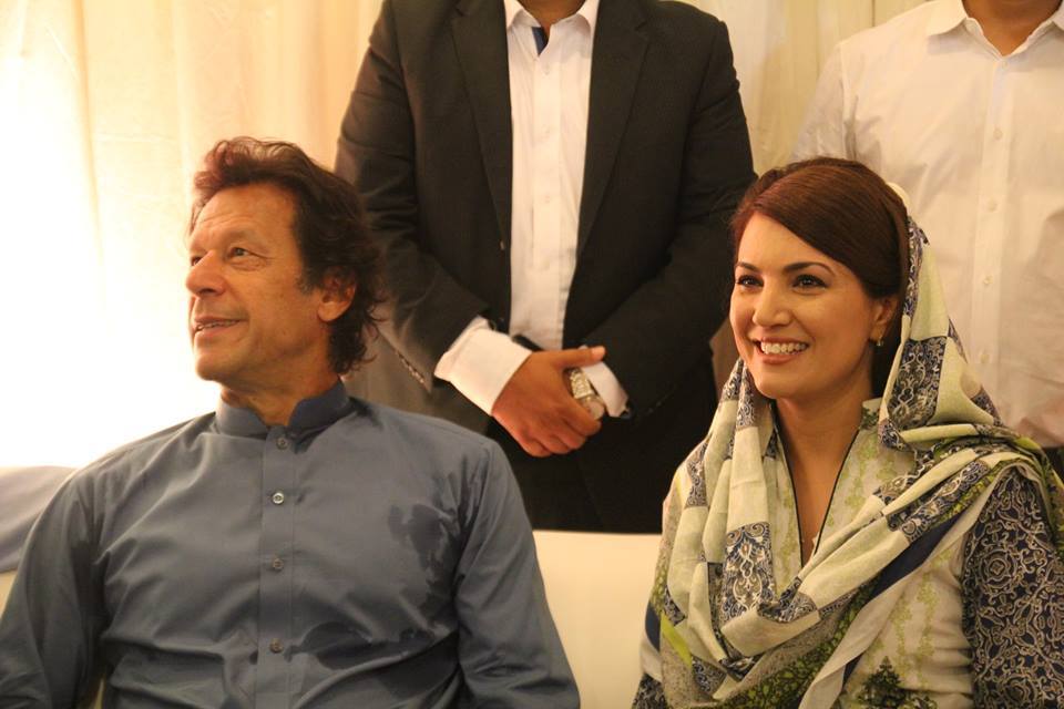Imran Khan With Reham Khan At Fundraiser Event For Namal College