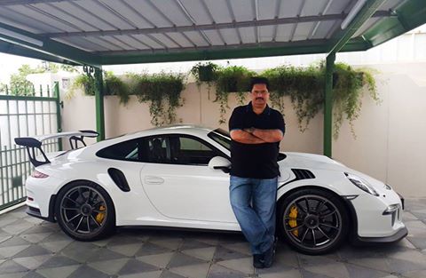 Nabil Gabol With His Porsche 911 Carrera