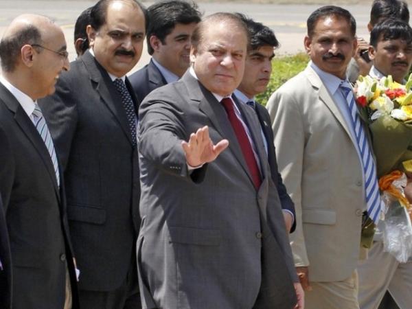 Nawaz Sharif At New Delhi