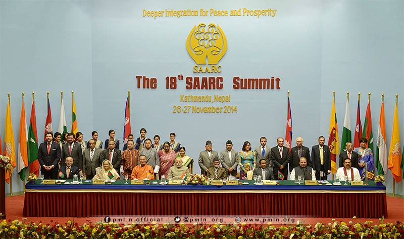 PM Nawaz Sharif In 18 SAARC Summit