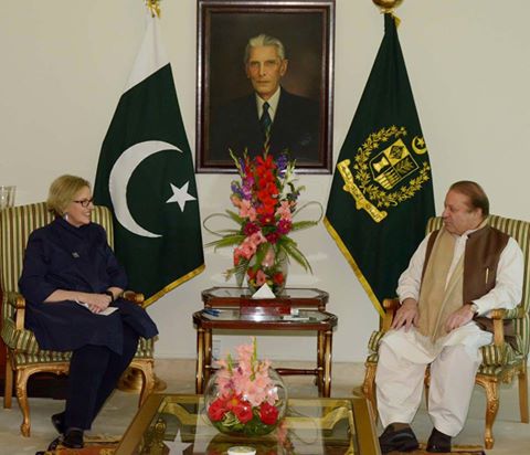 PM Nawaz Sharif Met Ms. Annette Dixon