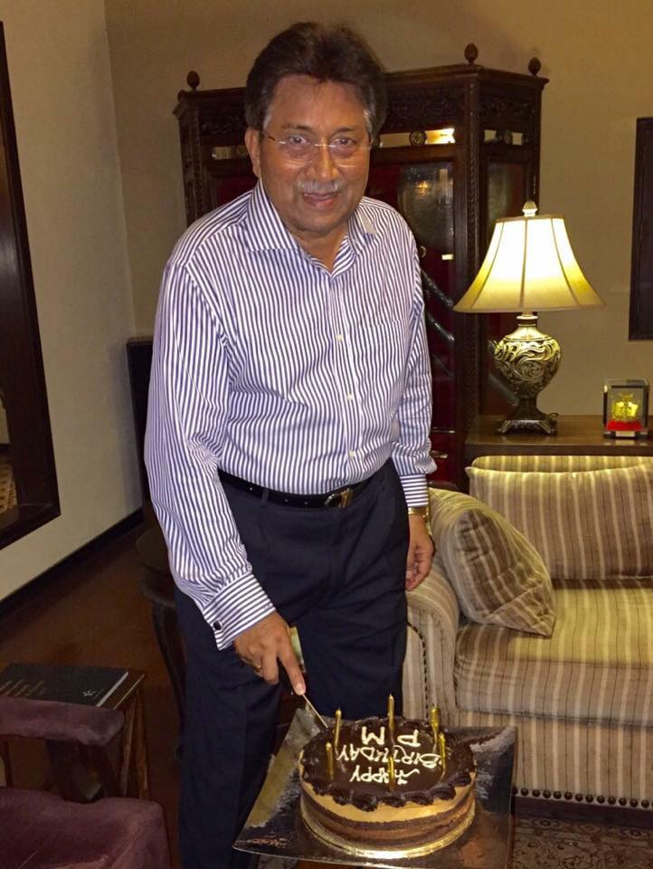 Pervez Musharraf Birthday Celebration Photo