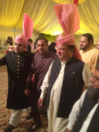 Prime Minister Nawaz Sharif At His Niece Wedding