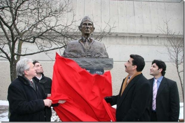 Statue of Quaid-e-Azam in York University, Canada