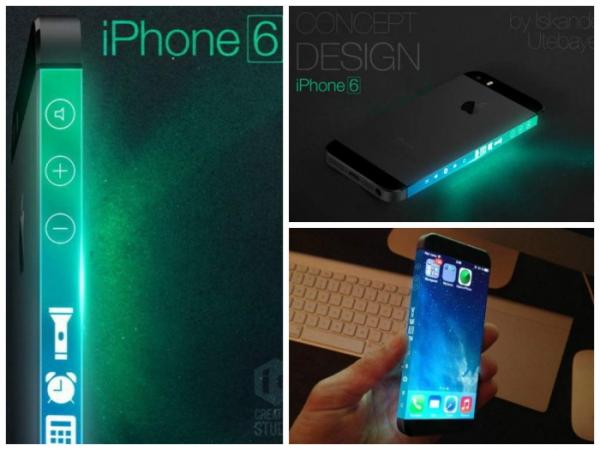 Concept iPhone 6 with the enveloping body screen