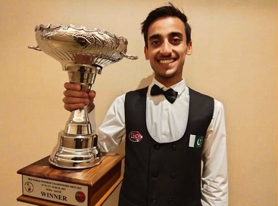 16 Year Old Ahsan Ramzan Wins IBSF Snooker Championship For Pakistan