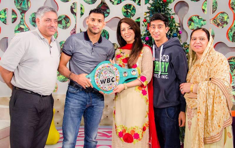 Amir Khan At The Morning Show In Islamabad