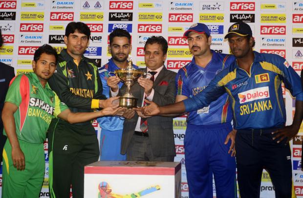 Captain with Asia Cup Trophy