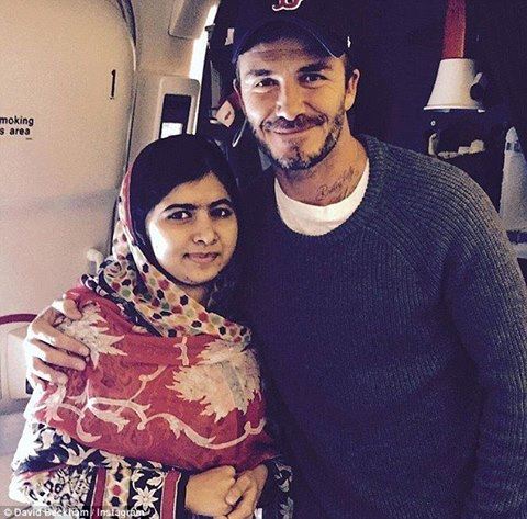 David Beckham Met Malala