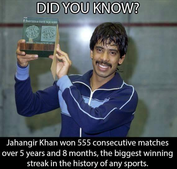 Jahangir Khan The Pakistani Legend of International Squash
