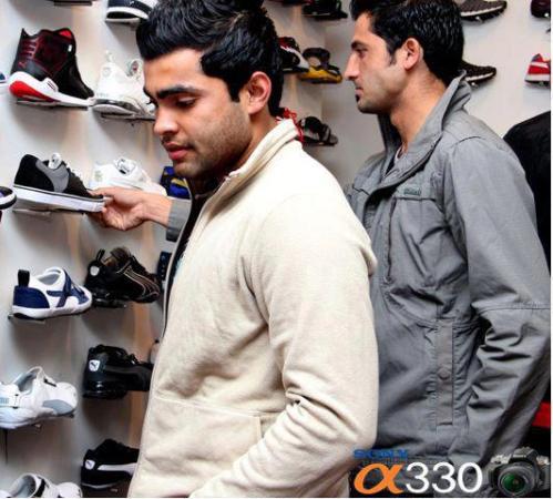 The future of Pakistan cricket, just doing some shopping in Delhi